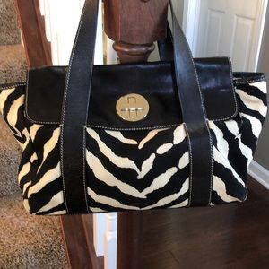 Kate Spade Zebra Print Shoulder Bag